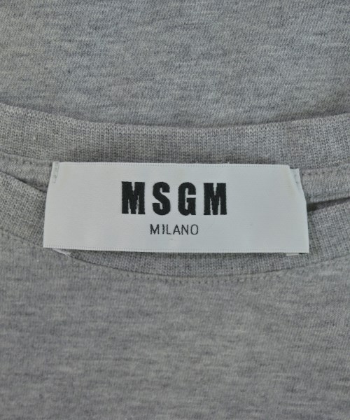MSGM（エムエスジーエム）Tシャツ・カットソー グレー サイズ:XS レディース/2200727318046