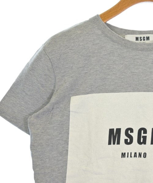 MSGM（エムエスジーエム）Tシャツ・カットソー グレー サイズ:XS レディース/2200727318046