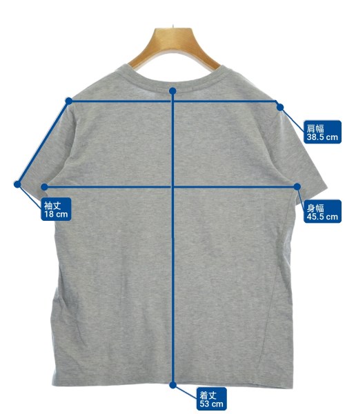 MSGM（エムエスジーエム）Tシャツ・カットソー グレー サイズ:XS レディース/2200727318046