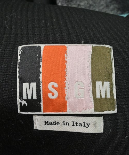 MSGM（エムエスジーエム）カジュアルジャケット 黒 サイズ:38(S位) レディース/2200728020047