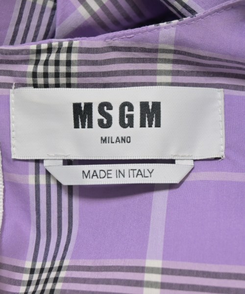 MSGM（エムエスジーエム）ワンピース 紫 サイズ:40(M位) レディース/2200728958029