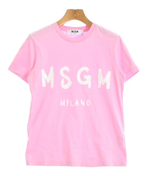 MSGM(エムエスジーエム)Tシャツ・カットソー ピンク サイズ:XS/2200682311113