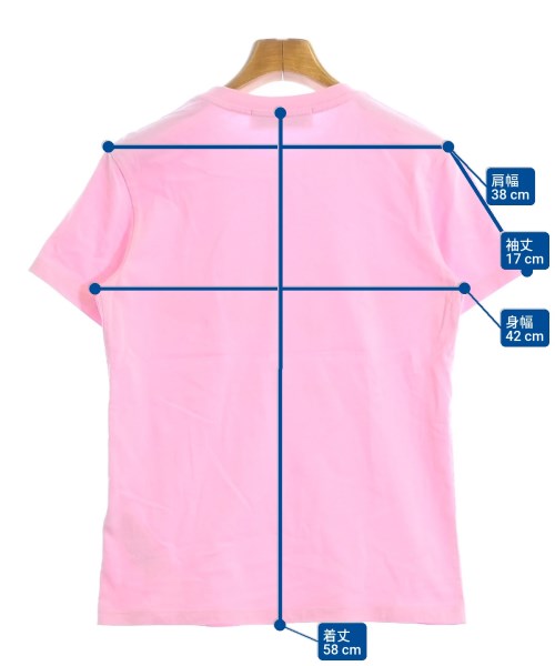 MSGM（エムエスジーエム）Tシャツ・カットソー ピンク サイズ:XS レディース/2200682311113