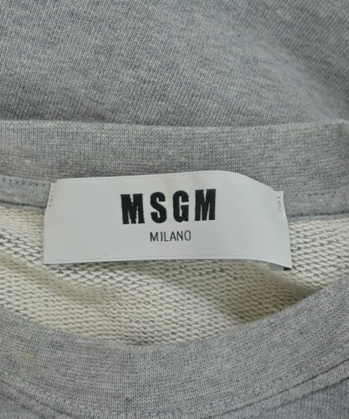 MSGM（エムエスジーエム）スウェット グレー サイズ:M レディース/2200681249165