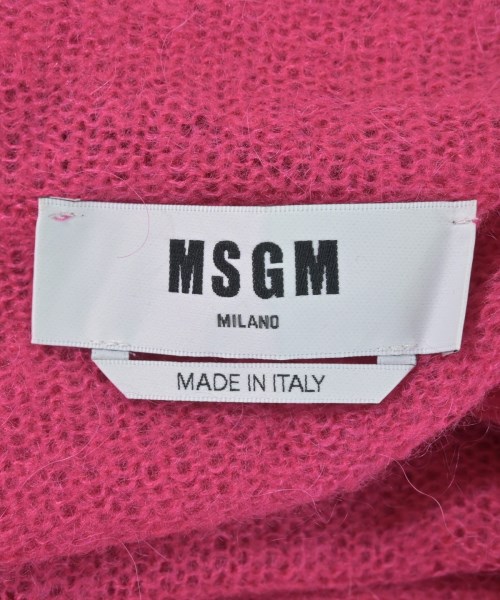 MSGM（エムエスジーエム）ニット・セーター ピンク サイズ:XS レディース/2200679029038