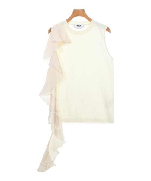 MSGM(エムエスジーエム)Tシャツ・カットソー 白 サイズ:M/2200683929010