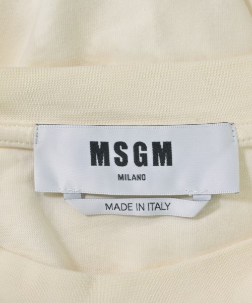 MSGM（エムエスジーエム）Tシャツ・カットソー 白 サイズ:M レディース/2200683929010