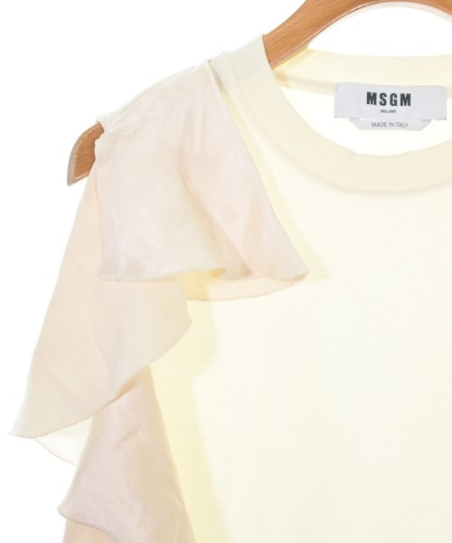 MSGM（エムエスジーエム）Tシャツ・カットソー 白 サイズ:M レディース/2200683929010