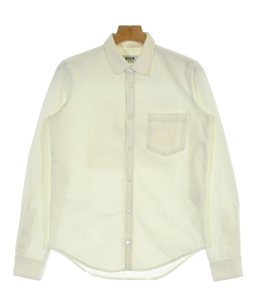 MSGM(エムエスジーエム)カジュアルシャツ 白 サイズ:40(L位)/2200685988077