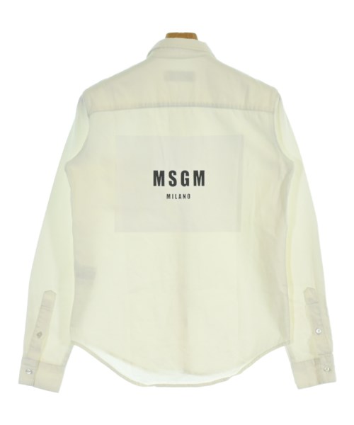 MSGM（エムエスジーエム）カジュアルシャツ 白 サイズ:40(L位) メンズ/2200685988077
