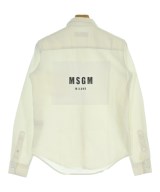 MSGM（エムエスジーエム）カジュアルシャツ 白 サイズ:40(L位) メンズ/2200685988077