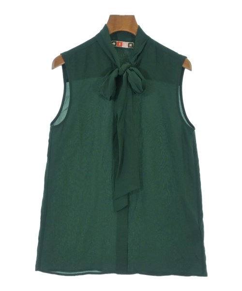 MSGM(エムエスジーエム)ブラウス 緑 サイズ:38(S位)/2200683114362