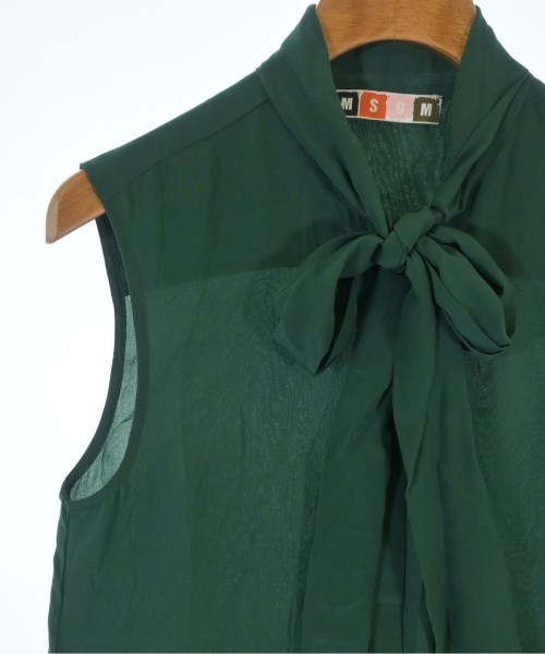 MSGM（エムエスジーエム）ブラウス 緑 サイズ:38(S位) レディース/2200683114362