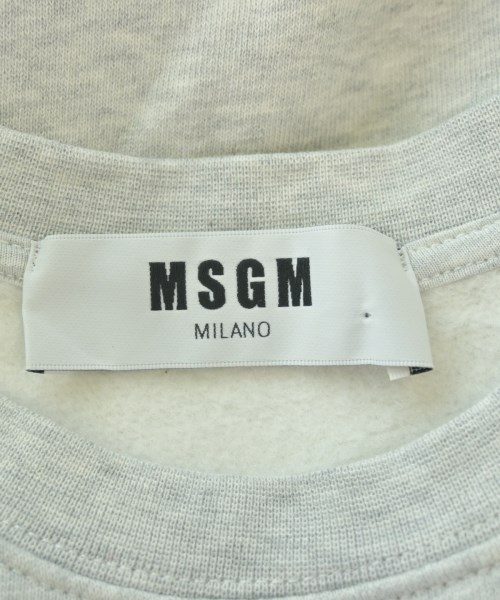 MSGM（エムエスジーエム）スウェット グレー サイズ:XS レディース/2200691597027