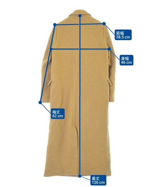 MSGM（エムエスジーエム）チェスターコート ベージュ サイズ:38(M位) レディース/2200691701028