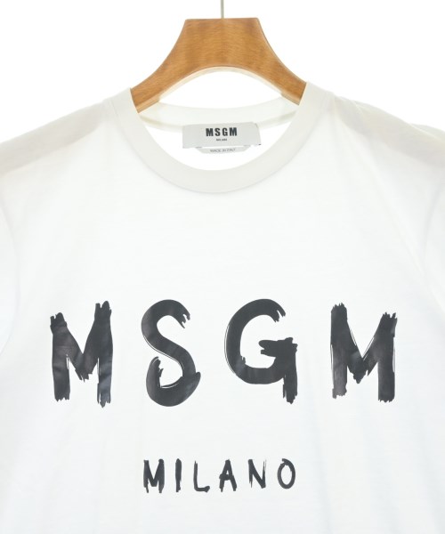 MSGM（エムエスジーエム）Tシャツ・カットソー 白 サイズ:XS メンズ/2200687838059