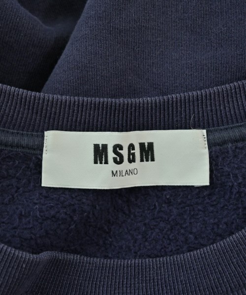 MSGM（エムエスジーエム）スウェット 紺 サイズ:XS レディース/2200688609092