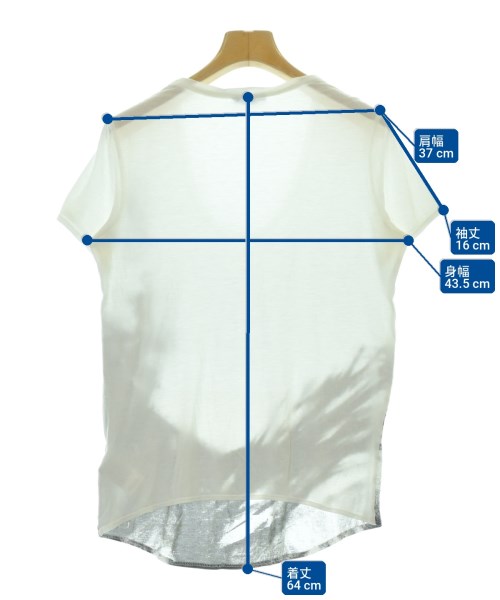 HELMUT（ヘルムート）Tシャツ・カットソー 白 サイズ:S レディース/2200721301020