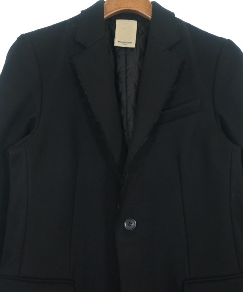 wooyoungmi（ウーヨンミ）チェスターコート 黒 サイズ:46(M位) メンズ/2200650719019