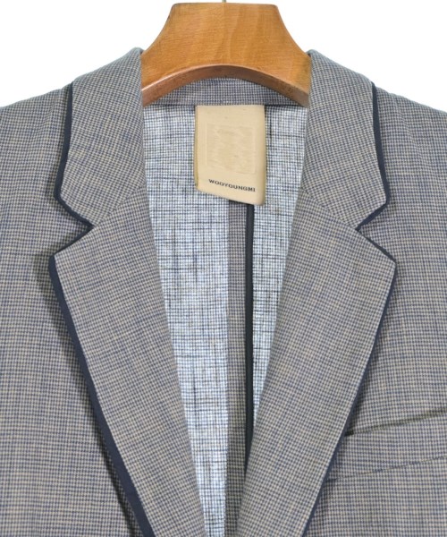 wooyoungmi（ウーヨンミ）テーラードジャケット 青 サイズ:46(M位) メンズ/2200661679012