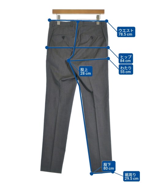 wooyoungmi（ウーヨンミ）スラックス グレー サイズ:46(M位) メンズ/2200661679036