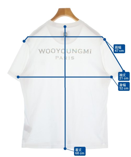 wooyoungmi（ウーヨンミ）Tシャツ・カットソー 白 サイズ:44(S位) メンズ/2200681968370
