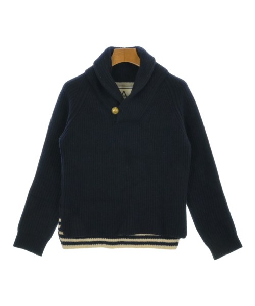 ANDREA POMPILIO(アンドレア　ポンピリオ)ニット・セーター 紺 サイズ:44(L位)/2200641009051
