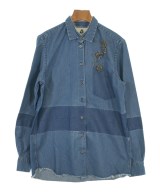 ANDREA POMPILIO（アンドレア　ポンピリオ）カジュアルシャツ 青 サイズ:38(S位) レディース/2200707483023