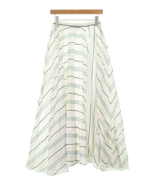 forte forte(フォルテフォルテ)ロング・マキシ丈スカート 白 サイズ:1(S位)/2200625757091