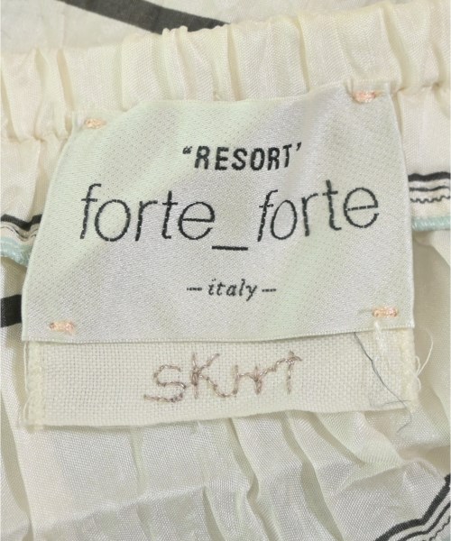 forte forte（フォルテフォルテ）ロング・マキシ丈スカート 白 サイズ:1(S位) レディース/2200625757091