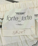 forte forte（フォルテフォルテ）ロング・マキシ丈スカート 白 サイズ:1(S位) レディース/2200625757091