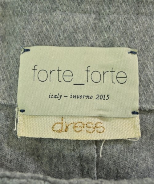forte forte（フォルテフォルテ）ワンピース グレー サイズ:1(S位) レディース/2200626035075