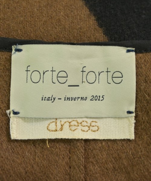 forte forte（フォルテフォルテ）ワンピース 茶 サイズ:1(S位) レディース/2200626035082