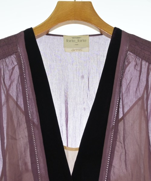 forte forte（フォルテフォルテ）ワンピース 紫 サイズ:0(XS位) レディース/2200674534100