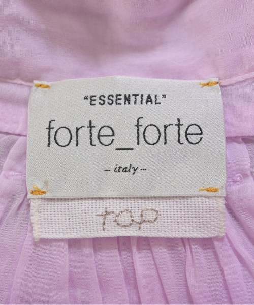 forte forte（フォルテフォルテ）カジュアルシャツ ピンク サイズ:1(M位) レディース/2200675242073