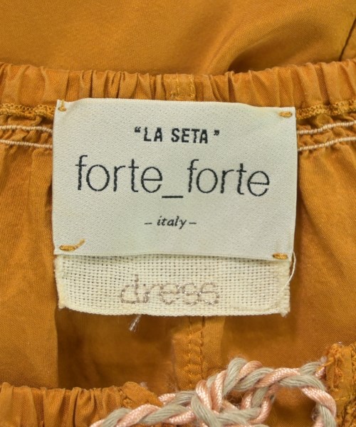 forte forte（フォルテフォルテ）ワンピース オレンジ サイズ:1(S位) レディース/2200699476058