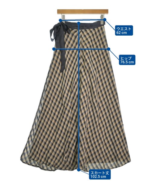 forte forte（フォルテフォルテ）ロング・マキシ丈スカート ベージュ サイズ:1(S位) レディース/2200651436021