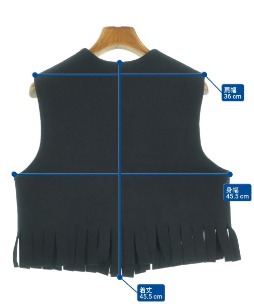 forte forte（フォルテフォルテ）ベスト 紺 サイズ:-(L位) レディース/2200650095038