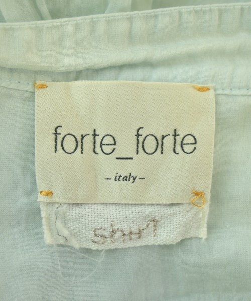 forte forte（フォルテフォルテ）ブラウス 青 サイズ:0(XS位) レディース/2200714085012