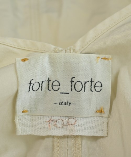forte forte（フォルテフォルテ）カジュアルシャツ 白 サイズ:1(S位) レディース/2200705646093