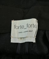 forte forte（フォルテフォルテ）クロップドパンツ 黒 サイズ:1(S位) レディース/2200707679846