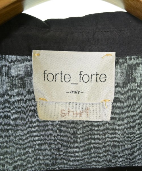 forte forte（フォルテフォルテ）ブラウス 黒 サイズ:1(S位) レディース/2200707888132