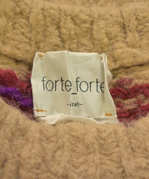 forte forte（フォルテフォルテ）ニット・セーター ベージュ サイズ:0(XS位) レディース/2200669220063
