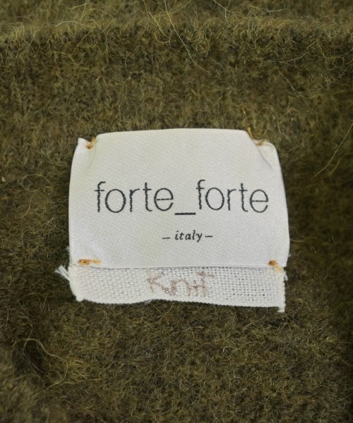 forte forte（フォルテフォルテ）ニット・セーター カーキ サイズ:0(XS位) レディース/2200672297038