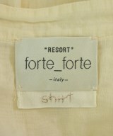 forte forte（フォルテフォルテ）カジュアルシャツ 白 サイズ:0(XS位) レディース/2200714985077