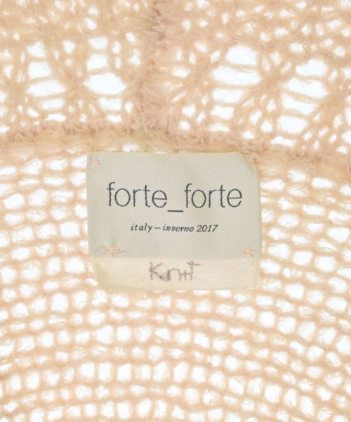 forte forte（フォルテフォルテ）カーディガン ベージュ サイズ:0(XS位) レディース/2200683253016