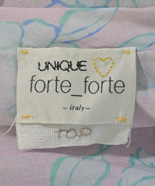 forte forte（フォルテフォルテ）ブラウス ピンク サイズ:0(XS位) レディース/2200681548480