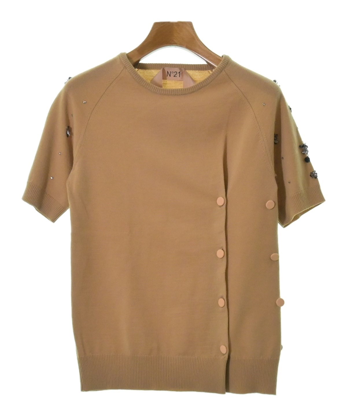 Nﾟ 21（ヌメロヴェントゥーノ）ニット・セーター ベージュ サイズ:40(M  