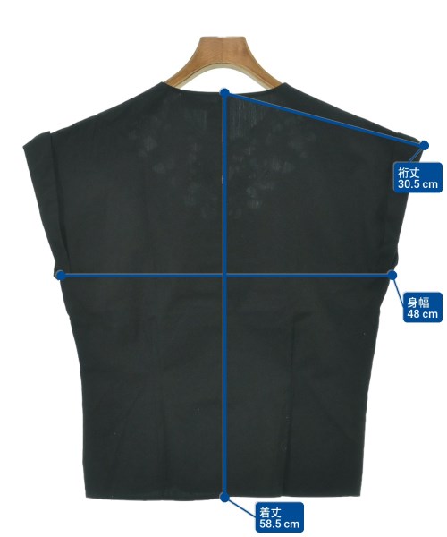 Nﾟ 21（ヌメロヴェントゥーノ）カジュアルシャツ 黒 サイズ:38(S位) レディース/2200635476036