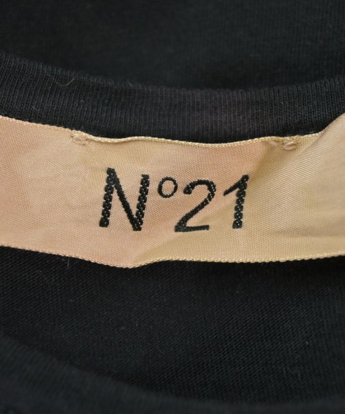 Nﾟ 21（ヌメロヴェントゥーノ）Tシャツ・カットソー 黒 サイズ:38(S位) レディース/2200621755213